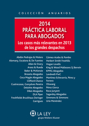 PRÁCTICA LABORAL PARA ABOGADOS 2014