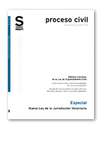 NUEVA LEY DE LA JURISDICCION VOLUNTARIA    2015