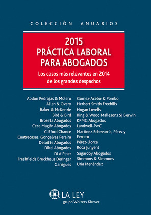 PRACTICA LABORAL PARA ABOGADOS 2015