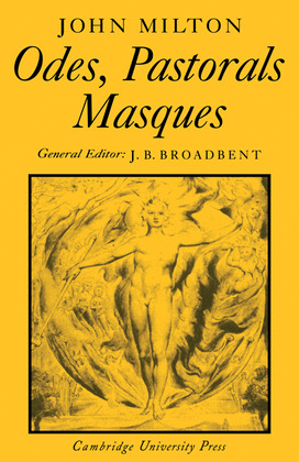 ODES, PASTORALS, MASQUES