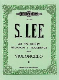 40 ESTUDIOS MELODICOS Y PROGRESIVOS PARA VIOLONCELO VOL 2 SEBASTIAN LEE