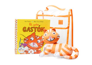 PACK EL GATO GASTÓN (BOLSA CON LIBRO Y PELUCHE)