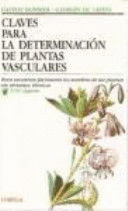CLAVES PARA LA DETERMINACIÓN DE PLANTAS VASCULARES