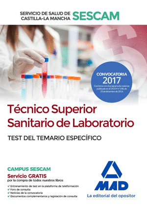 TECNICO SUPERIOR SANITARIO DE LABORATORIO DEL SERVICIO DE SALUD DE CASTILLA-LA M