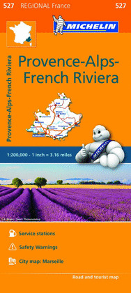 MAPA REGIONAL PROVENCE-ALPS-FRENCH RIVIERA