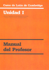 CURSO DE LATIN UNIDAD I.MANUAL PROFESOR 2ED