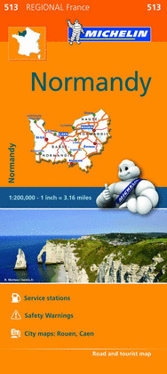 NORMANDY 513 FRANCIA 2016 MAPA REGIONAL
