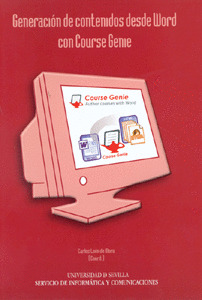 GENERACIÓN DE CONTENIDOS DESDE  WORD CON COURSE GENIE.