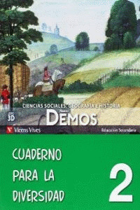 CIENCIAS SOCIALES GEOGRAFIA E HISTORIA 2 ESO NUEVO DEMOS CUADERNO DIVERSIDAD 201