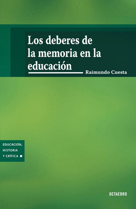 LOS DEBERES DE LA MEMORIA EN LA EDUCACIÓN