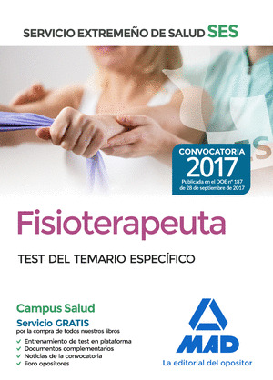 FISIOTERAPEUTA DEL SERVICIO EXTREMEÑO DE SALUD (SES). TEST ESPECÍFICO