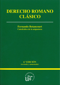 DERECHO ROMANO CLASICO 4ED