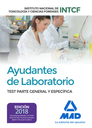 AYUDANTES DE LABORATORIO, DEL INSTITUTO NACIONAL DE TOXICOLOGÍA Y CIENCIAS FOREN