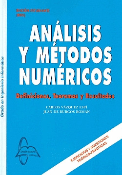 ANALISIS Y METODOS NUMERICOS. DEFINICIONES TEOREMAS Y RESULTADOS