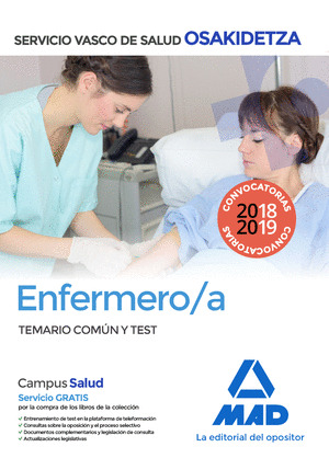 ENFERMERO/A DE OSAKIDETZA-SERVICIO VASCO DE SALUD