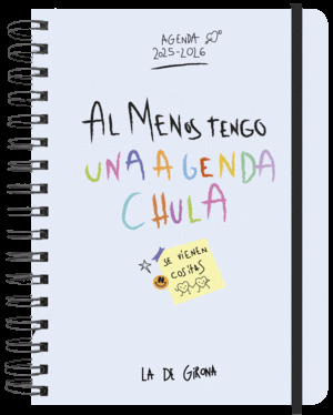AGENDA ESCOLAR SEMANAL 2025-2026 LA DE GIRONA. AL MENOS TENGO UNA AGENDA CHULA