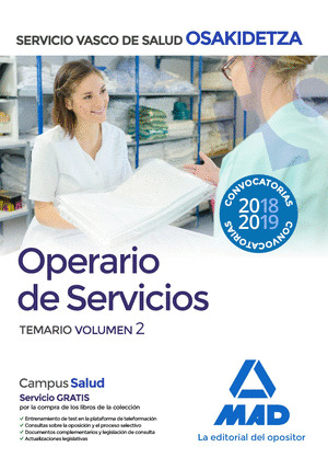OPERARIO/A DE SERVICIOS DE OSAKIDETZA-SERVICIO VASCO DE SALUD