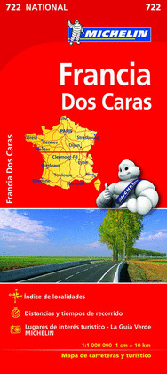 MAPA NATIONAL FRANCIA (DOBLE CARA)