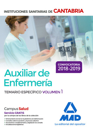 AUXILIAR DE ENFERMERIA EN LAS INSTITUCIONES SANITARIAS DE LA COMUNIDAD AUTONOMA