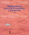 MATEMATICAS PARA LA ECONOMIA Y EMPRESA