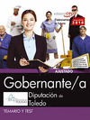 GOBERNANTE/A. DIPUTACIÓN DE TOLEDO. TEMARIO Y TEST