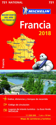 MAPA DE CARRETERAS FRANCIA 2018