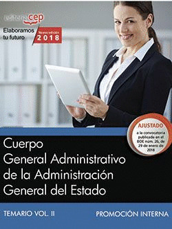 CUERPO GENERAL ADMINISTRATIVO DE LA ADMINISTRACIÓN GENERAL DEL ESTADO (PROMOCIÓN