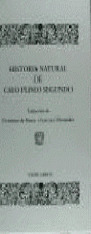 HISTORIA NATURAL DE CAYO PLINIO SEGUNDO