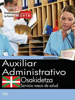 AUXILIAR ADMINISTRATIVO/A. SERVICIO VASCO DE SALUD-OSAKIDETZA. TEST