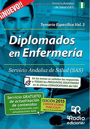 DIPLOMADOS EN ENFERMERIA III SAS TEMARIO ESPECIFICO