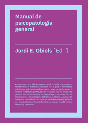 MANUAL DE PSICOPATOLOGÍA GENERAL (NE)