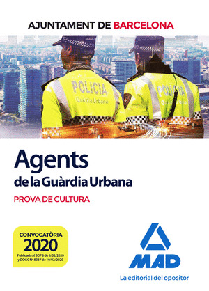 AGENTS DE LA GUÀRDIA URBANA DE LAJUNTAMENT DE BARCELONA. PROVA DE CULTURA