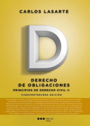 PRINCIPIOS DE DERECHO CIVIL, II: DERECHO DE OBLIGACIONES