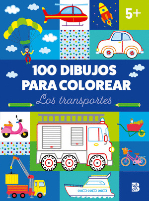100 DIBUJOS PARA COLOREAR: LOS TRANSPORTES