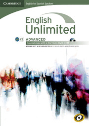 ENGLISH UNLIMITED ADVANCED COURSEBOOK WITH E-PORTFOLIO DVD-ROM