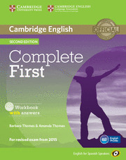 COMPLETE FIRST (FCE) (2ND ED.) WORKBOOK WITH ANSWERS AND AUDIO CD