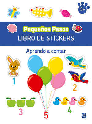 PEQUEÑOS PASOS. LIBRO DE STICKERS: APRENDO A CONTAR