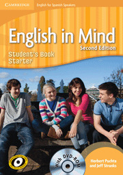 ENGLISH IN MIND FOR SPANISH SPEAKERS STARTER STUDENT BOOK + DVD