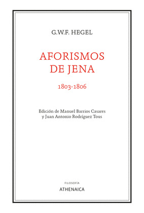 AFORISMOS DE JENA (1803-1806)