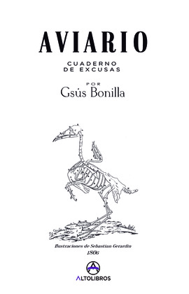 AVIARIO (CUADERNO DE EXCUSAS)