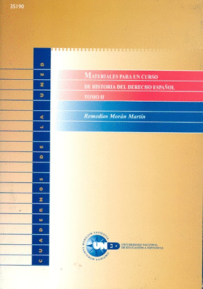 MATERIALES PARA UN CURSO DE HISTORIA DEL DERECHO. TOMO II