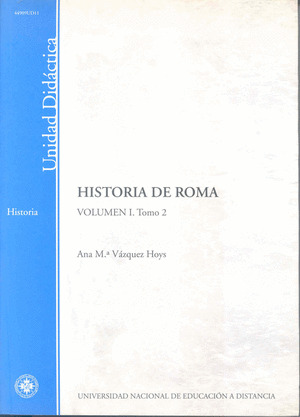 HISTORIA DE ROMA. VOLÚMEN I. TOMO 2