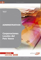 ADMINISTRATIVOS CORPORACIONES LOCALES DEL PAÍS VASCO. TEST