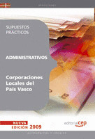 ADMINISTRATIVOS CORPORACIONES LOCALES DEL PAÍS VASCO. SUPUESTOS PRÁCTICOS