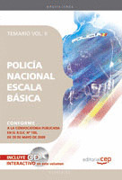 POLICÍA NACIONAL ESCALA BÁSICA. TEMARIO VOL. II.