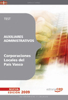 AUXILIARES ADMINISTRATIVOS CORPORACIONES LOCALES DEL PAÍS VASCO. TEST