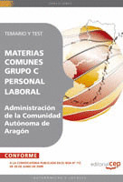 PERSONAL LABORAL DE LA ADMINISTRACIÓN DE LA COMUNIDAD AUTÓNOMA DE ARAGÓN.  MATER