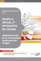 OFICIAL 2ª AYUDANTES DE COCINA DE LA ADMINISTRACIÓN DE LA COMUNIDAD AUTÓNOMA DE