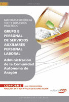 MATERIAS ESPECÍFICAS  PERSONAL DE SERVICIOS AUXILIARES  PERSONAL LABORAL DE LA A