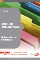 AUXILIAR ADMINISTRATIU UNIVERSITAT DE BARCELONA. TEMARI